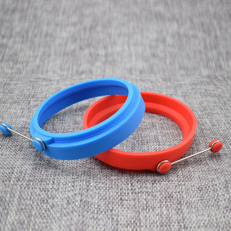 1pc Silicone Egg Omelet Creative Kitchen Tools In Round Heart Shape Nonstick Fancy Poached Egg Mold Kitchen Accessories