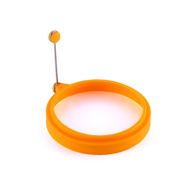1pc Silicone Egg Omelet Creative Kitchen Tools In Round Heart Shape Nonstick Fancy Poached Egg Mold Kitchen Accessories