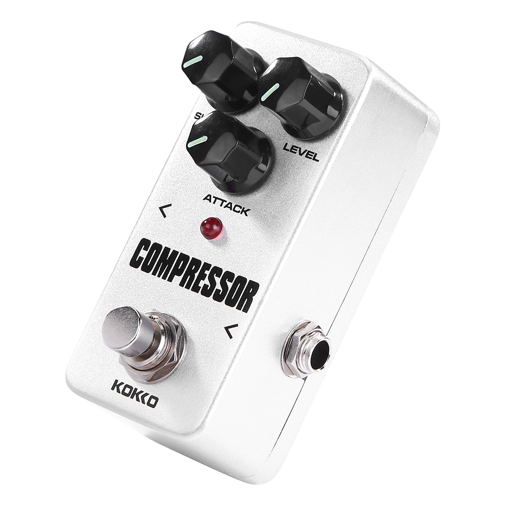 KOKKO Guitar Effect Pedal Compressor OVERDRIVE BOOSTER DISTORTION Compression Block 9V Adapter Power Supply Guitar Accessories