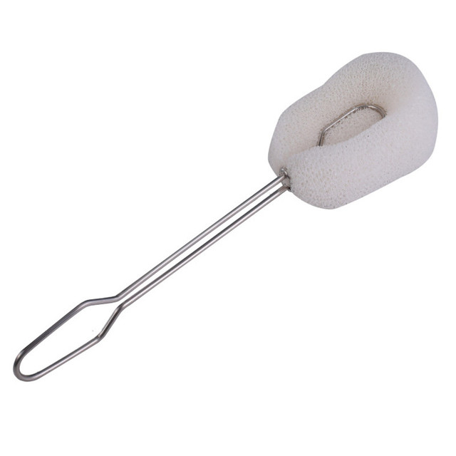 Sponge Cup Brush Long Handle Cup Scrubber Glass Cleaner Drink Wineglass Bottle Glass Cup Cleaning Brush Kitchen Cleaning Tools