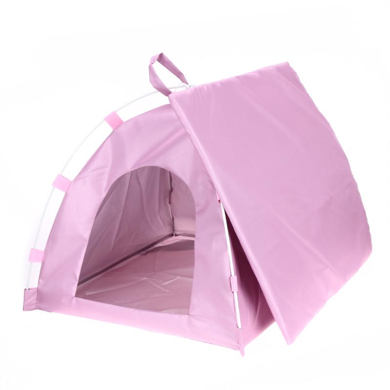 Foldable Cute Pet Dogs Tent Portable Outdoor Indoor Tent for Kitten Cat Small Dog Puppy Kennel Room Cats Nest House Dog Kennel
