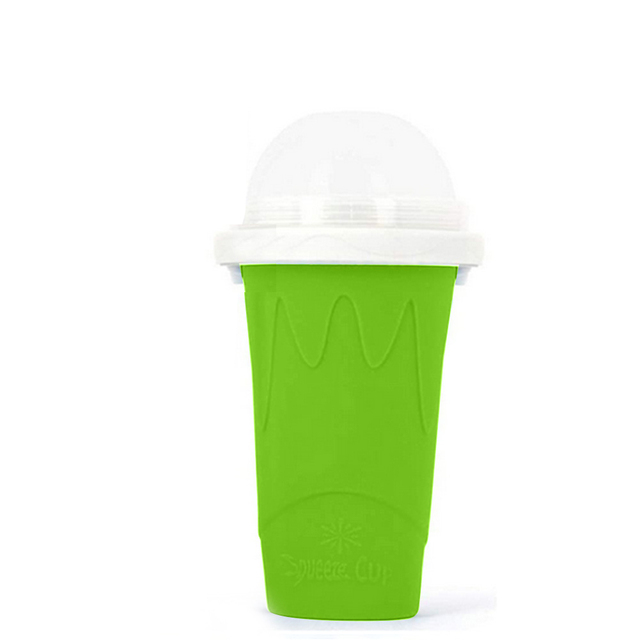 Quick-Frozen Smoothie Sand Cup Summer Squeeze Homemade Milkshake Bottle Pinch Fast Cooling Magic Cup Ice Cream Slushy Maker New