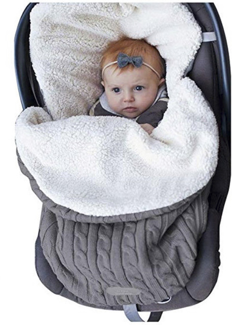 ins Newborn 0-12Months Baby Blanket For Bedding Stroller Super Soft Warm Infant Boys Girls Sleeping Bag Swaddle Wrap Manta Bebes