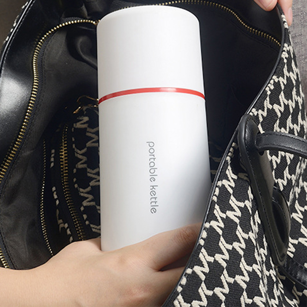 2022 Electric hot water cup portable water cup household travel kettle stainless steel thermal insulation small hot water cup
