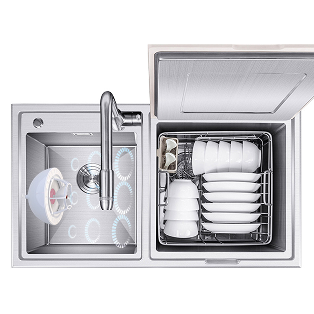 USB Ultrasonic Dishwasher Mini Automatic Dish Washing Machine Portable Fruit Vegetable Cleaner Multifunctional Sink Washer Home