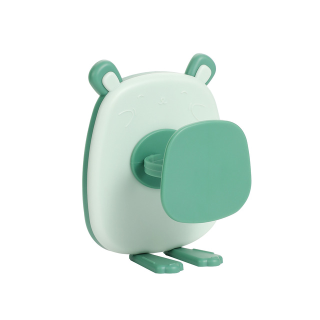 1PC Cute Toothbrush Holder Wall-mounted Electric Toothbrush Storage Rack Bathroom Space Saving Shelf Punch-free Storage Boxs