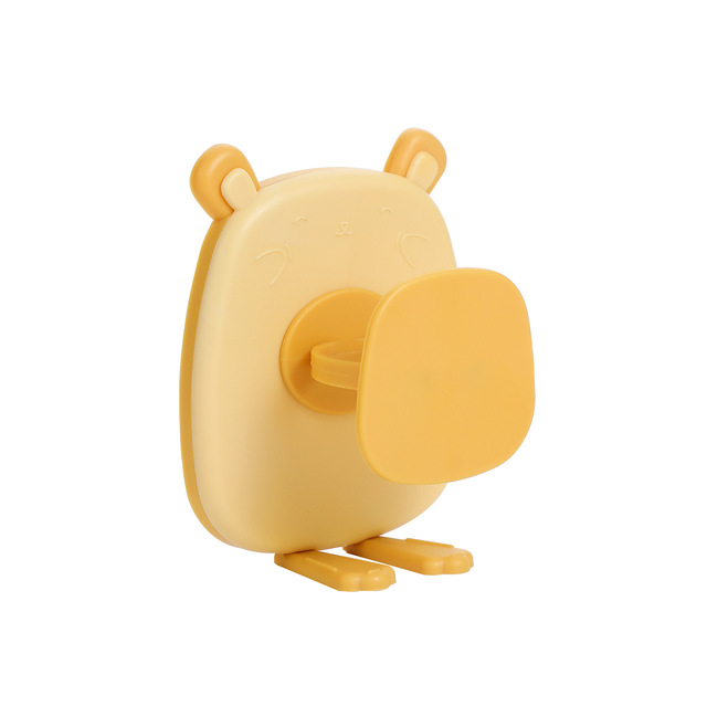 1PC Cute Toothbrush Holder Wall-mounted Electric Toothbrush Storage Rack Bathroom Space Saving Shelf Punch-free Storage Boxs