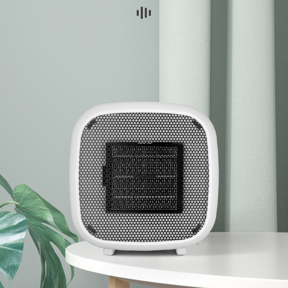 2022 800W Portable Electric Heater Desktop Fan Heater PTC Ceramic Heating Fan Heater Home Office Winter Heater