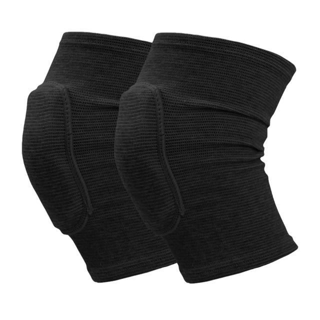 2pcs Sports Compression Knee Pads Elastic Knee Protector Thickened Sponge Knee Brace Support for Dancing Workout Training