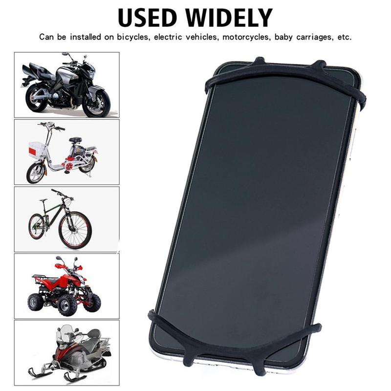 Adjustable Silicone Bike Phone Holder Bicycle Mobile Cellphone Holder Motorcycle Phone Mount FOR Sram Garmin