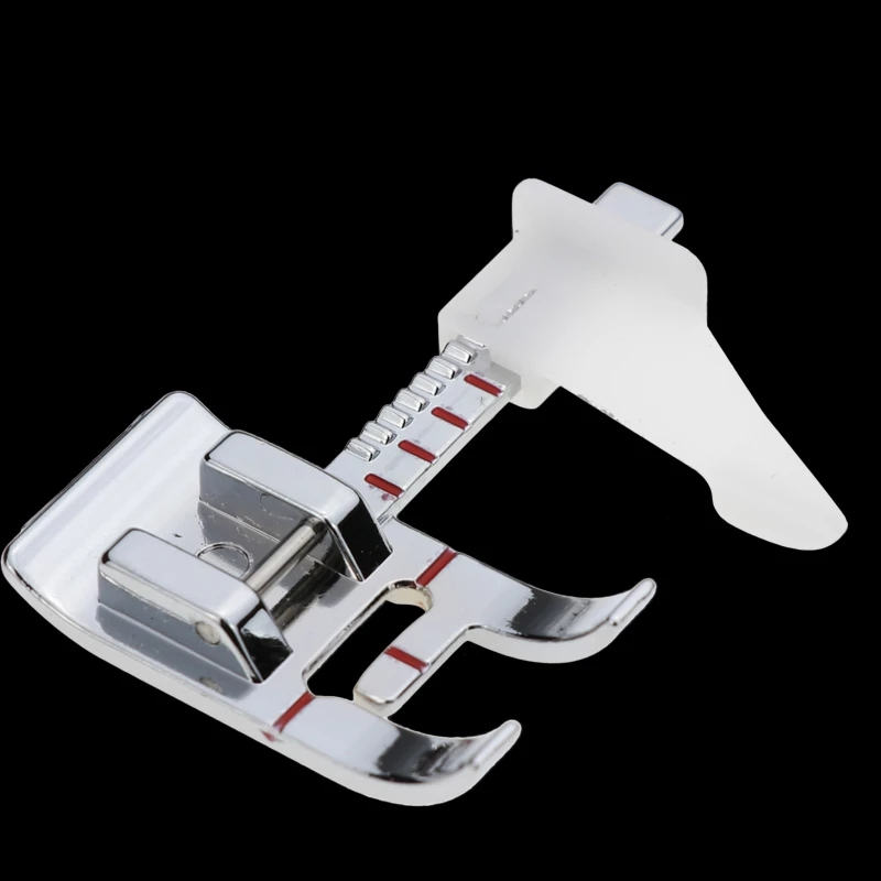 Domestic Sewing Machine Presser Foot with Scale Adjustable Guide  for Channel Quilting Household Sewing Accessories Part