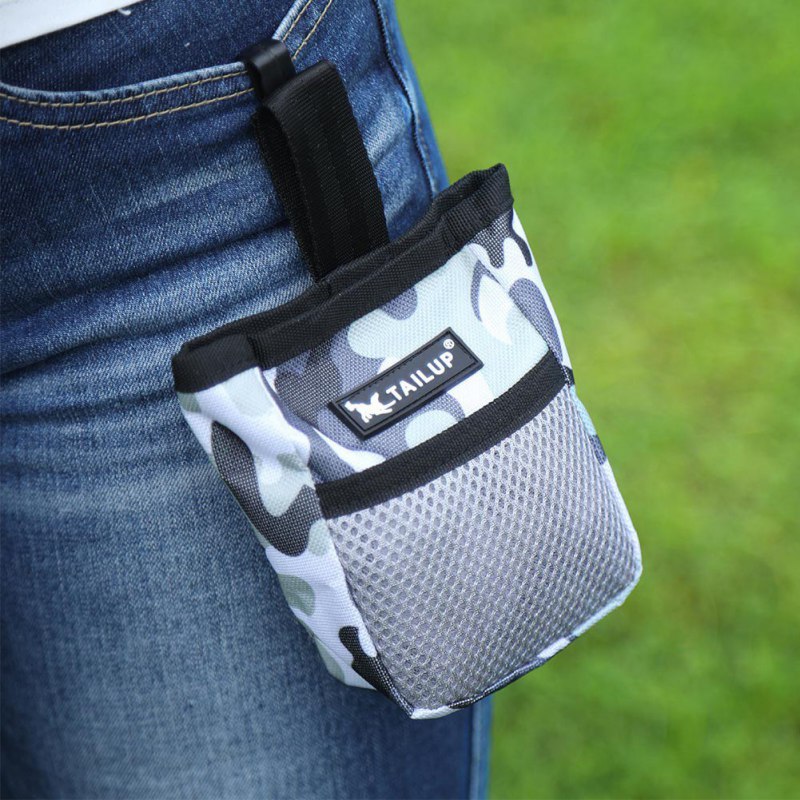 Pet Feed Pocket Pet Dog Puppy Training Treat Snack Bait Pouch Obedience Agility Pouch Food Bag Pocket Snack Reward Waist Bag