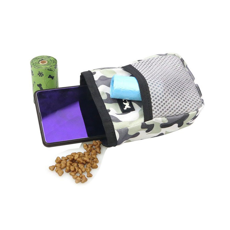 Pet Feed Pocket Pet Dog Puppy Training Treat Snack Bait Pouch Obedience Agility Pouch Food Bag Pocket Snack Reward Waist Bag