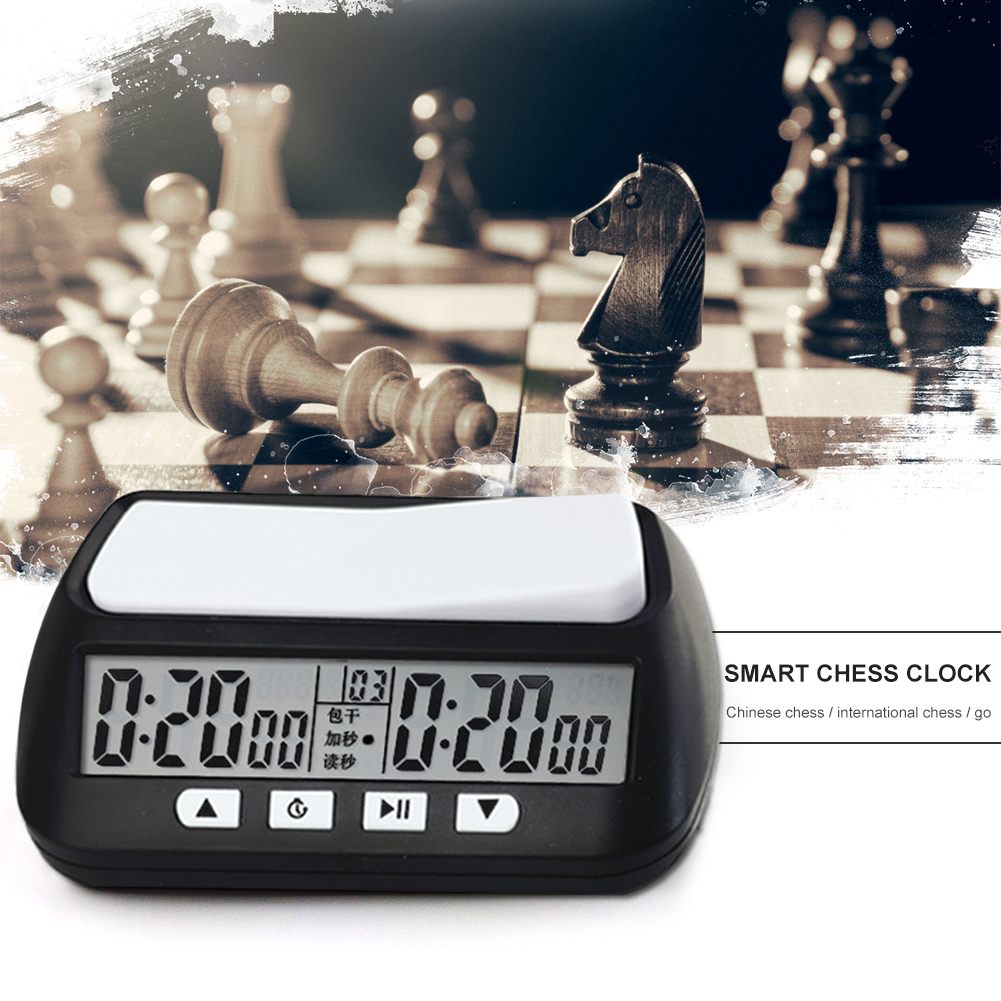 Digital Professional Chess Clock Count Up Down Timer Sports Electronic Chess Clock I-GO Competition Board Game Chess Watch