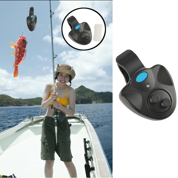 Fishing Gear LED Electronic Fish Bite Finder Alarm Alert Light On Fishing Rod Outdoor high quality durable ABS accessories