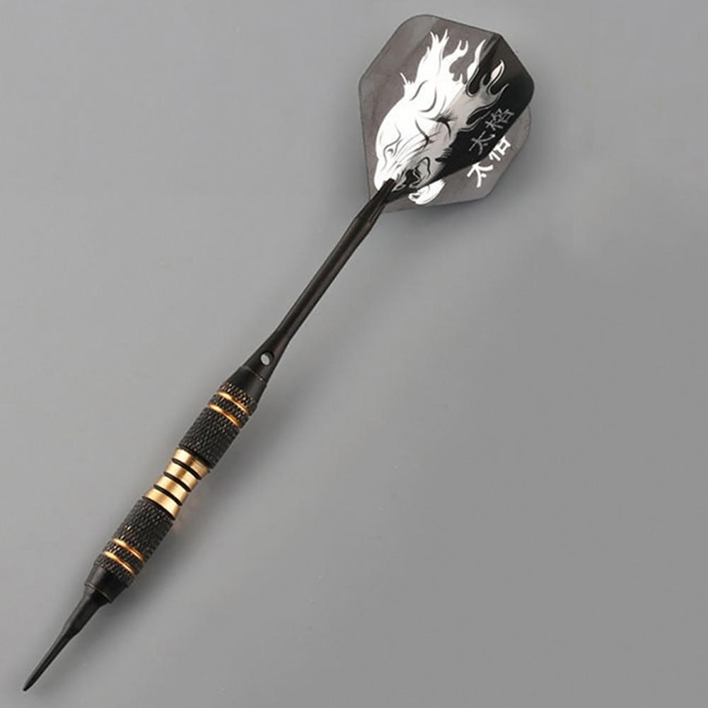 3PCS Professional Black Darts 18g Safty Soft Darts Electronic Soft Tip Dardos For Indoor Dartboard Games