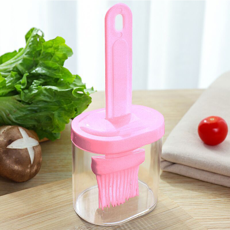 Silicone Oil Brush Temperature Resistant Oil Bottle Baking Pancake Barbecue Cooking BBQ Grilling Accessories Tool Kitchen Gadget