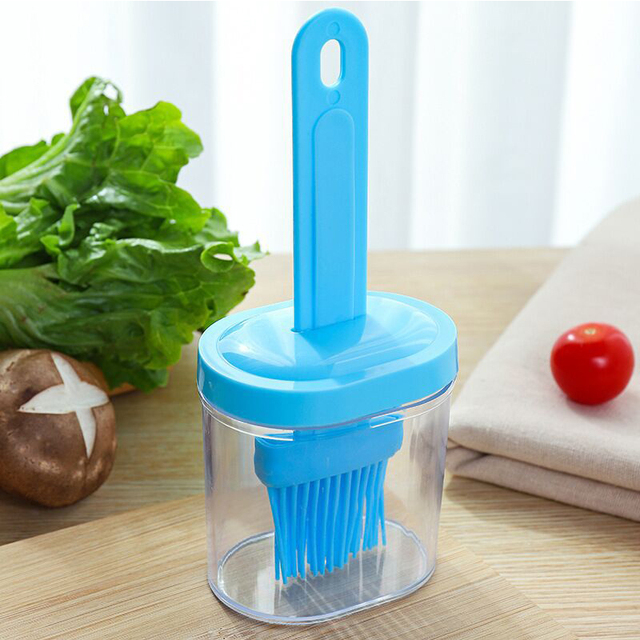 Silicone Oil Brush Temperature Resistant Oil Bottle Baking Pancake Barbecue Cooking BBQ Grilling Accessories Tool Kitchen Gadget