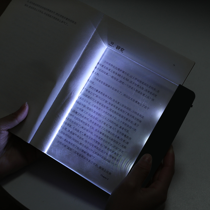 LED Reading Night Light Creative Flat Plate Eye Protection For Home Bedroom LED Book Light Portable Travel Dormitory Desk Lamp