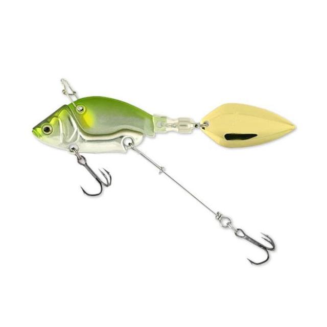 Rotating Metal VIB vibration Bait Spinner Spoon Fishing Lures 13.6g 4.4cm Jigs Trout Winter Fishing Hard Baits Tackle Pesca 1Pcs