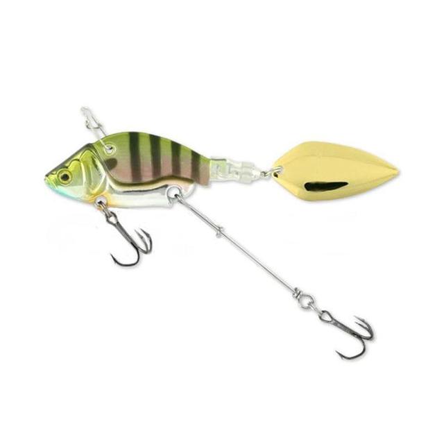 Rotating Metal VIB vibration Bait Spinner Spoon Fishing Lures 13.6g 4.4cm Jigs Trout Winter Fishing Hard Baits Tackle Pesca 1Pcs