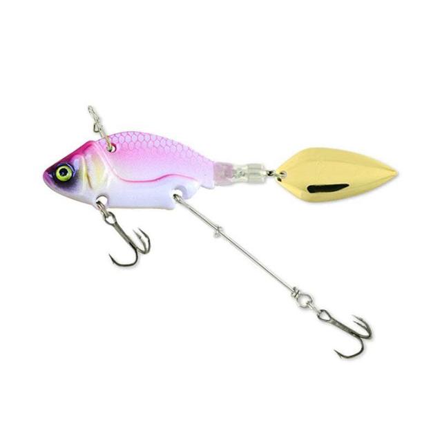 Rotating Metal VIB vibration Bait Spinner Spoon Fishing Lures 13.6g 4.4cm Jigs Trout Winter Fishing Hard Baits Tackle Pesca 1Pcs