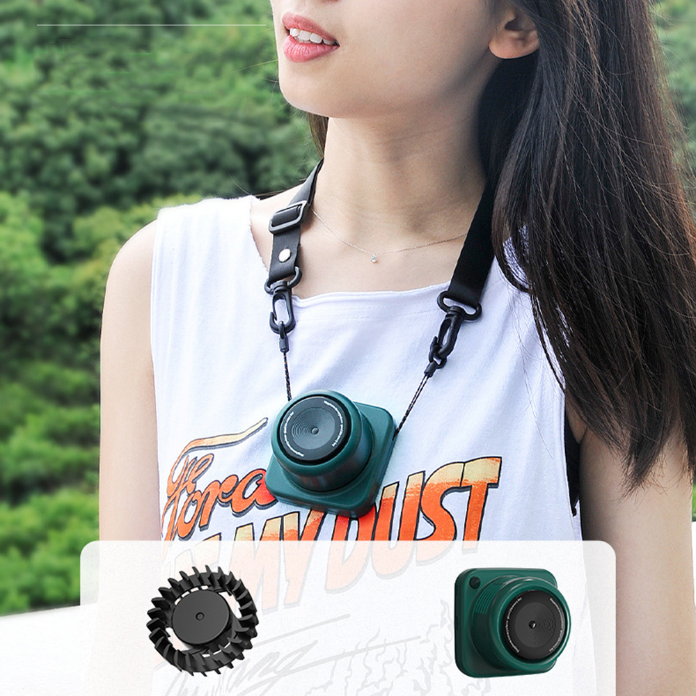 Portable Waist Fan USB Air Conditioning Mini Hanging Neck Fan Exhaust Fan Outdoor Sports Air Conditioning Cooling Artifac