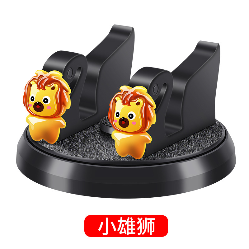 Creative cute doll car mobile phone bracket Style 360 Degrees Rotatable Round Base Easy Mount Goose Shape Car Phone Holder for iPhone, Samsung Phone, Universal Phone
