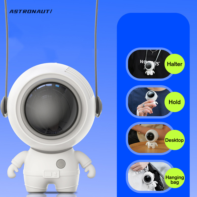 Usb Handheld Small Fan Portable Outdoor Handheld Charging Mini Creative Hanging Neck 2022 New Creative Hot Sale Black White