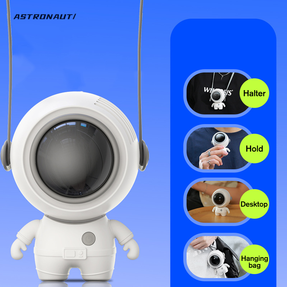 Usb Handheld Small Fan Portable Outdoor Handheld Charging Mini Creative Hanging Neck 2022 New Creative Hot Sale Black White