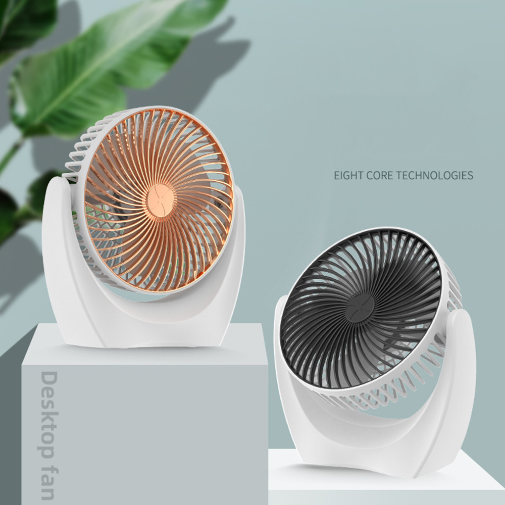 Mini Desktop Fan Handheld 1200mAh Cooler Outdoor Portable USB Rechargeable Fan Desktop Table For Baby Bed Car Seat Office Home