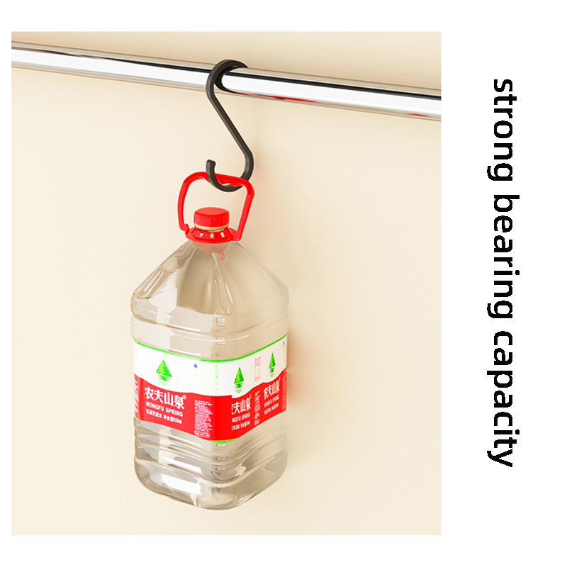 8PCS S Shape Hooks Kitchen Home Multi-function Railing Hanger Hook Clasp Holder Hooks for Hanging Bathroom Utensils Storage Tool