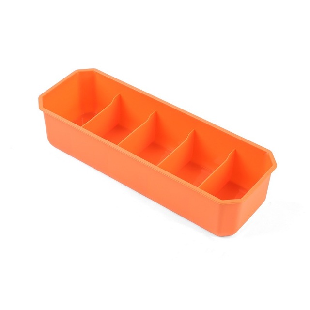 5 Grids Compartment Divided Drawer Organizer Divider Underwear Clothes PP Box Closet for Case Ties Socks Bra Storage Bin For