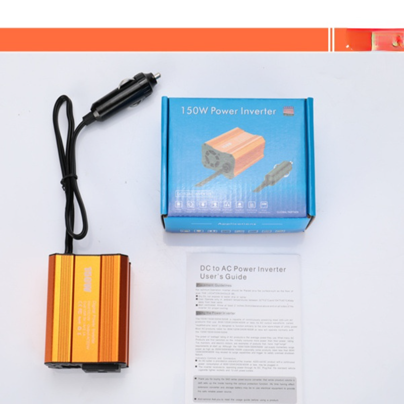 150W Power Inverter Car DC 12 V Converter To 220 V 2 USB Charger EU US JP Socket 12 V 110 V Auto Inversor