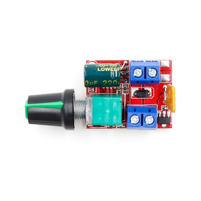 PWM DC motor governor Mini DC Motor PWM Speed Controller 5A 90W 5V 6V 12V 24V 35V Speed Control Switch Super Small LED Dimmer Max 5A