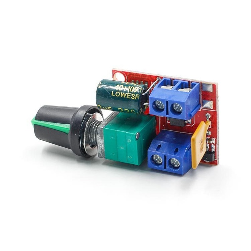 PWM DC motor governor Mini DC Motor PWM Speed Controller 5A 90W 5V 6V 12V 24V 35V Speed Control Switch Super Small LED Dimmer Max 5A