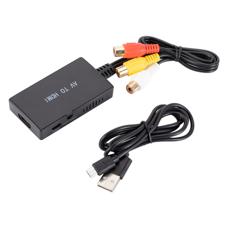 HD stable converter HDMI-compatible To AV Converter To Video Audio RCA Converter Adapter Supports PAL/NTSC Compatible for PS3 PS4 DVD Xbox Projector