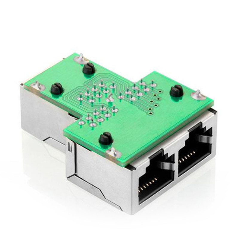 Network cable connector Black Ethernet Adapter Lan Cable Extender Splitter for Internet Connection Cat5 RJ45 Splitter Coupler Contact Modular Plug