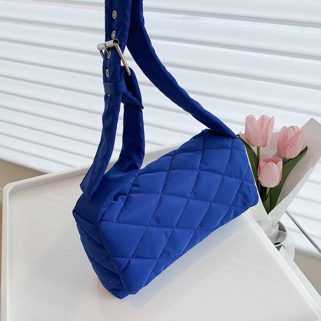 New Fashion Space Pad Cotton Women Shoulder Bags Winter Nylon Padded Quilted Shopper Bags Female Casual Crossbody Bags Handbags