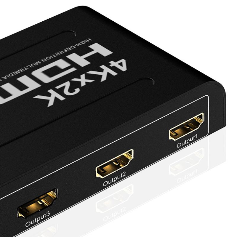 HD hdmi distributor 2.0 Splitter 1X4 UHD 4K@60Hz HDCP 2.2 HDMI 1 In 4 Out for LED TV Mi Box3 Ps4 Monitor Projector Tv Box One Computer