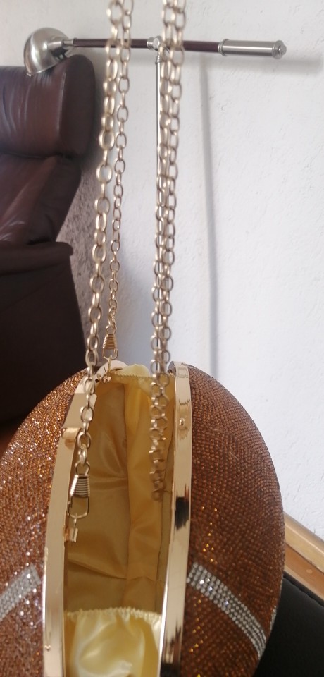 Football Shape Evening Bags Luxury Rhinestone Purses Clutch Lady'S Handbag Cocktail Party Evening Clutch Bag Chain Crossbody Bag