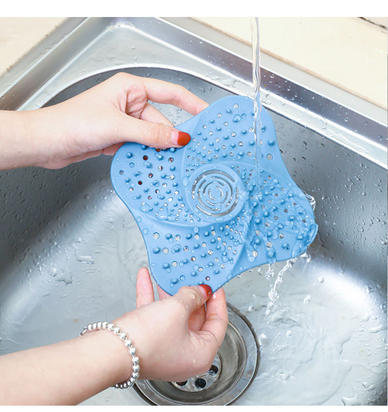 Bathroom Hair Filter Sink Strainer Hair Stoppers Anti-blocking Hair Catcher Plug Shower Drain Kitchen Accessories