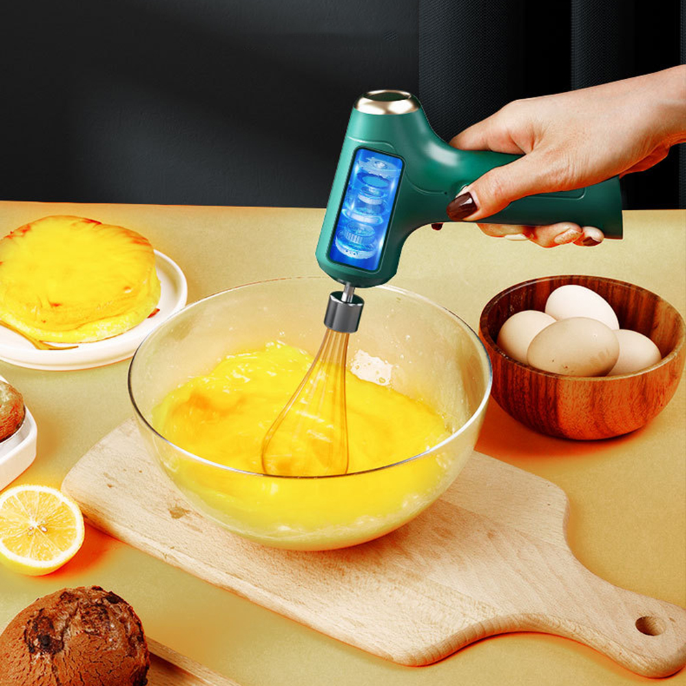 Wireless Electric Food Mixer Hand Blender Portable 3 Speeds High Power Dough Egg Beater Baking Cake Cream Whipper Kitchen Tools