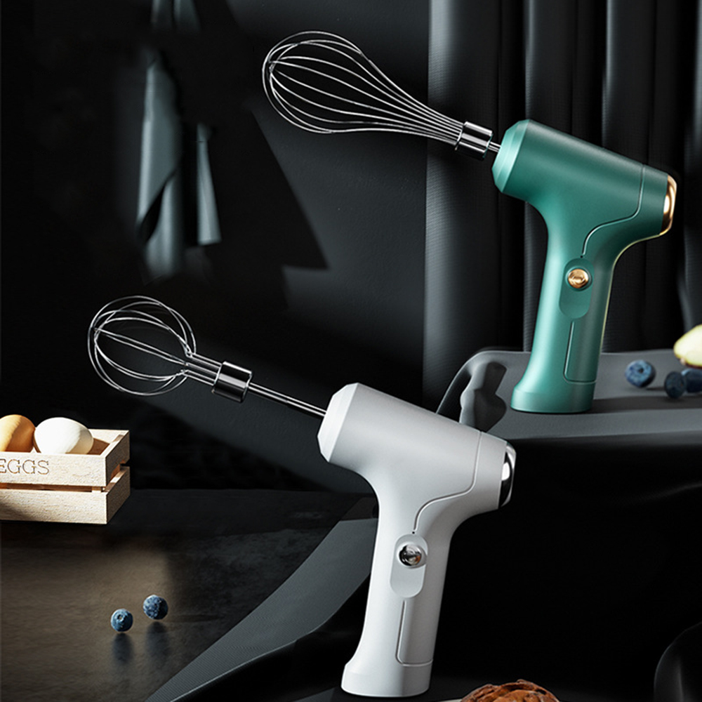 Wireless Electric Food Mixer Hand Blender Portable 3 Speeds High Power Dough Egg Beater Baking Cake Cream Whipper Kitchen Tools