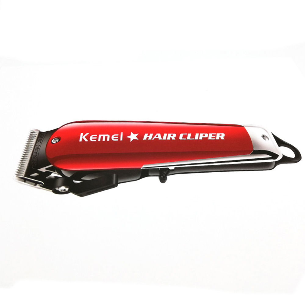 Kemei Professional Hair Clipper Electric Cordless Hair Trimmer Led Display Hair Clipper Carbon Steel Blade Hairdressing Machine