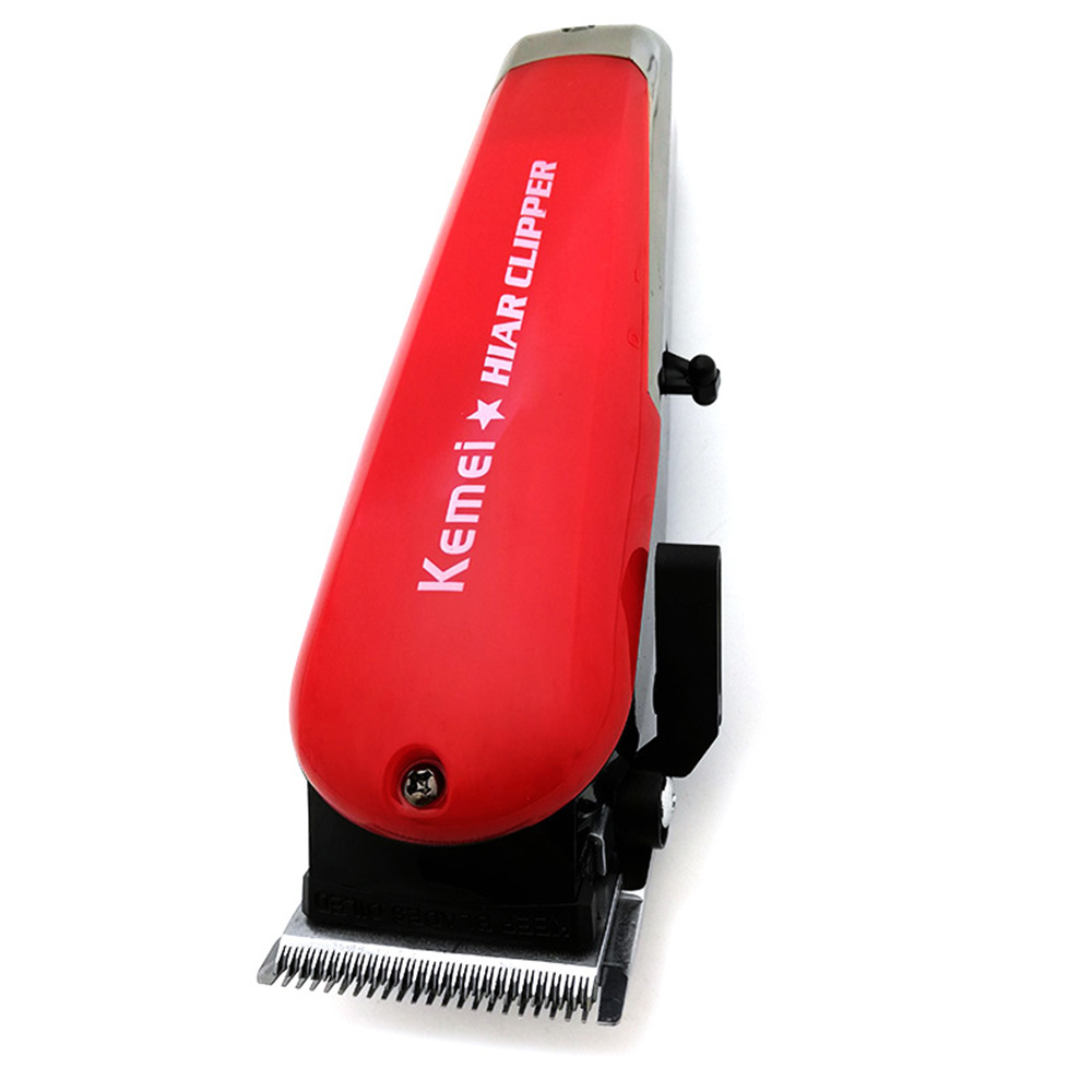 Kemei Professional Hair Clipper Electric Cordless Hair Trimmer Led Display Hair Clipper Carbon Steel Blade Hairdressing Machine