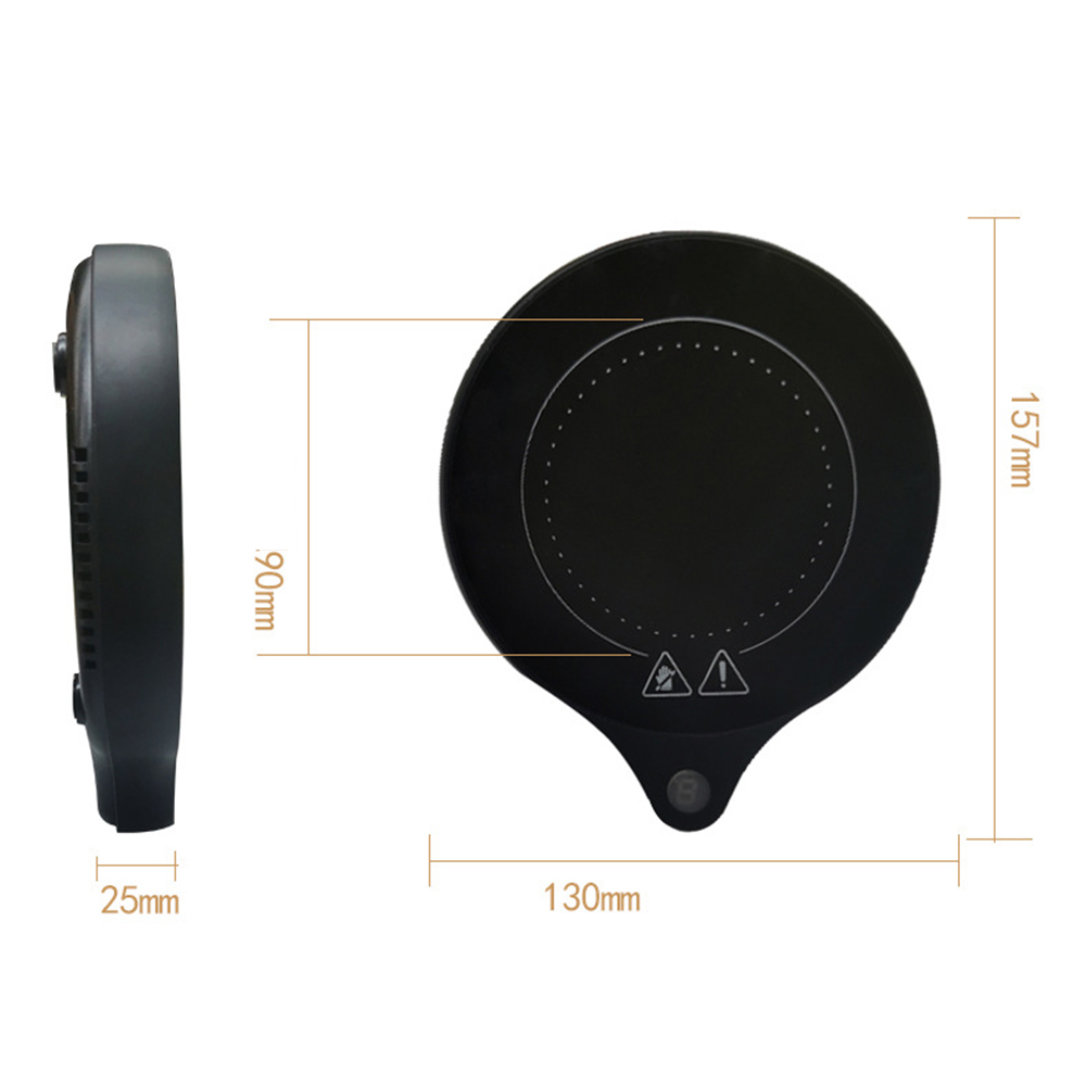 200W Electric Cup Heater Mug Warmer 100°C Hot Tea Makers  Heating Pad Coaster 5 Gear Cup Heaters for Coffee Milk Tea 110V/220V