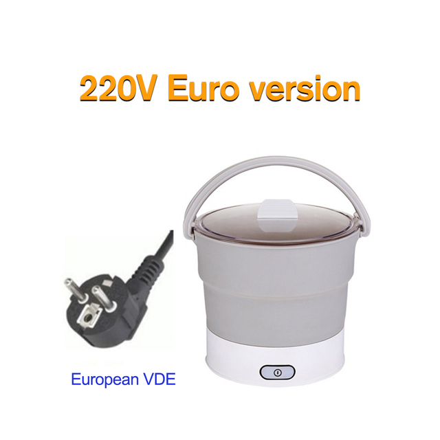 Folding Electric Cooker 110V / 220V Multicooker Hot Pot Food Steamer Cooking Machine Noodle Multi Cooker For Travel мультиварка