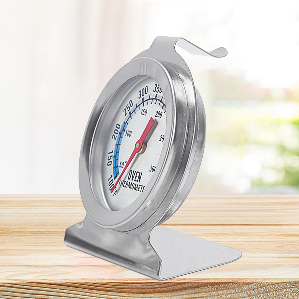 Stainless Steel Grill Temperature Gauge Durable Bread Cookware Thermometer Mechanical Easy Clean for Cooking Accessories