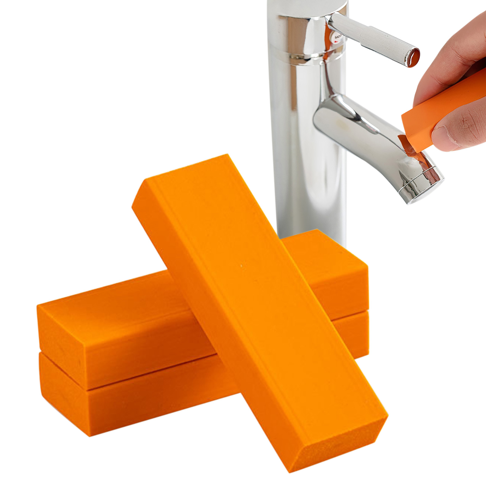 Glass Rust Remover No Scratches Gap Scrubber Multipurpose Rust Cleaning Erasers Wet And Dry Dual Use for Bathroom Kitchen